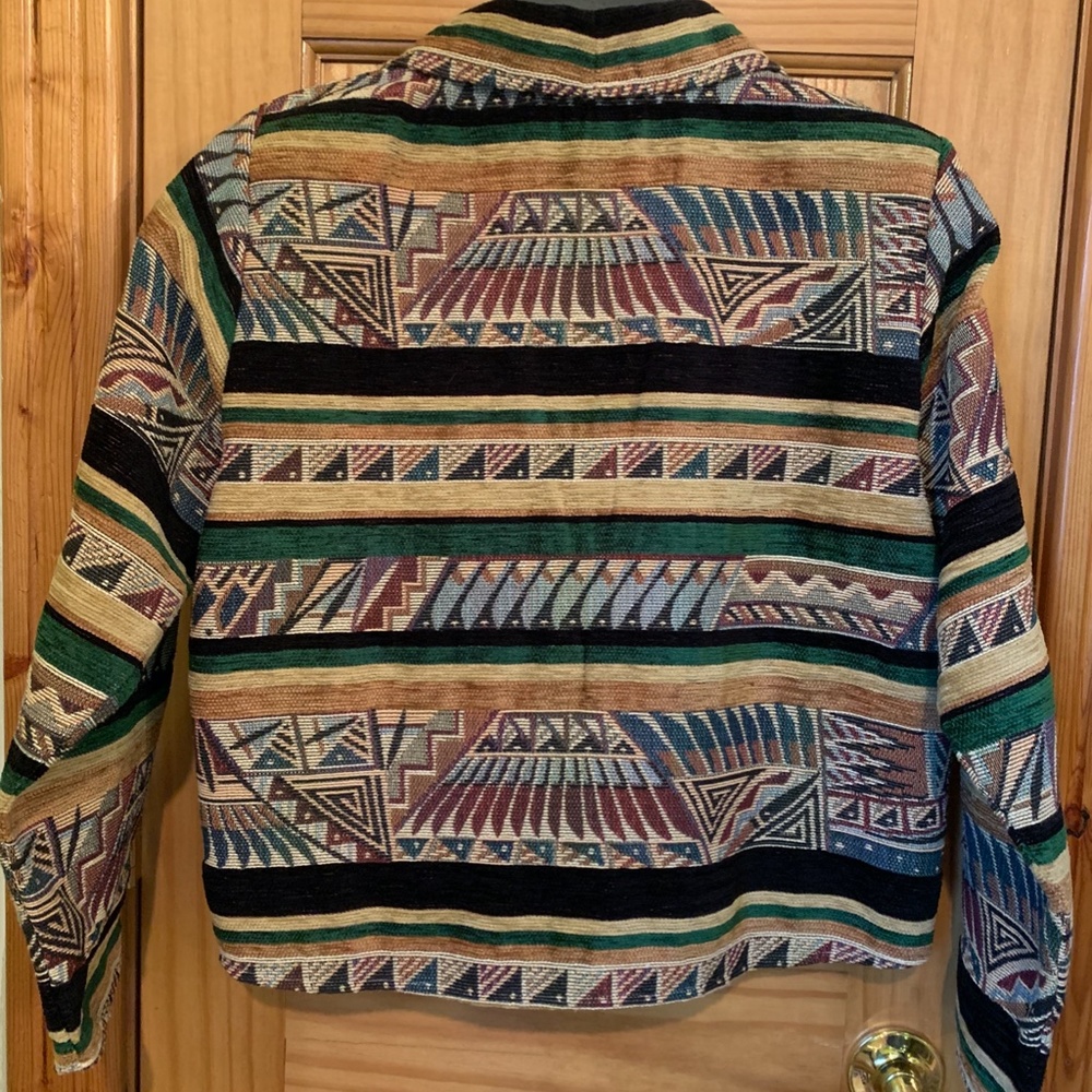 Vtg Patterned Blazer